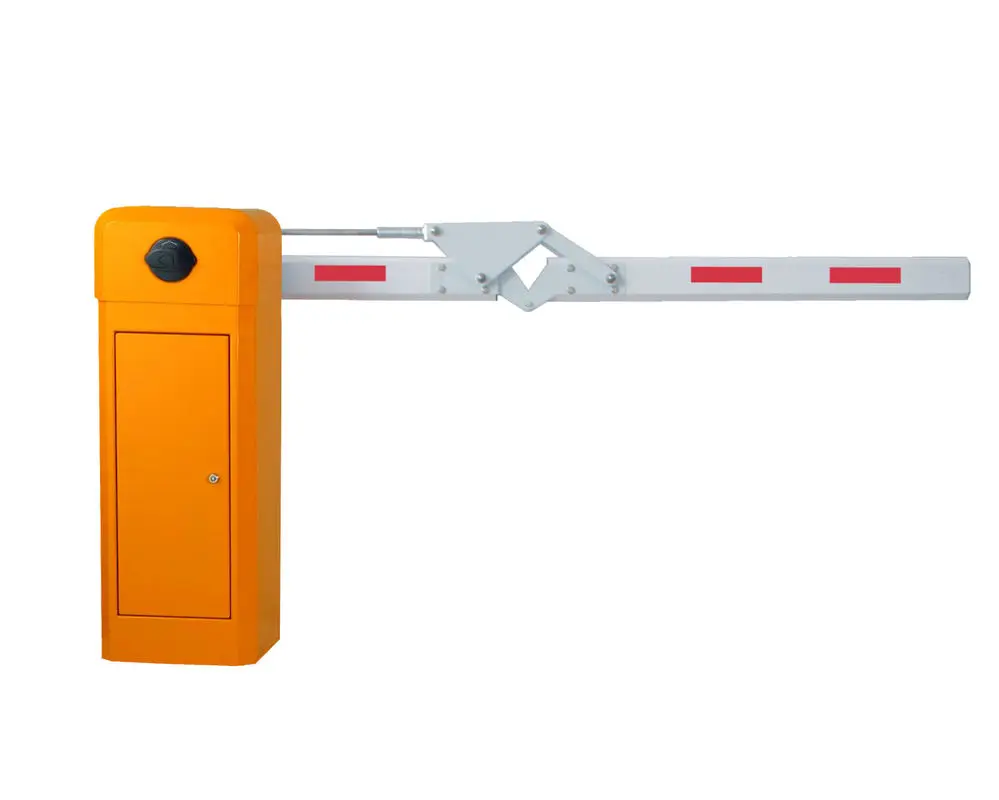 Access Control Folding Arm Parking Barrier Gate With Rfid Card Reader