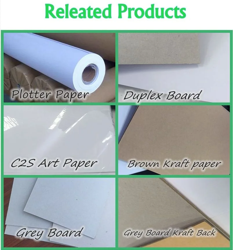 White Kraft Paper Roll Butcher Paper 120g High Brightness Food Kraft