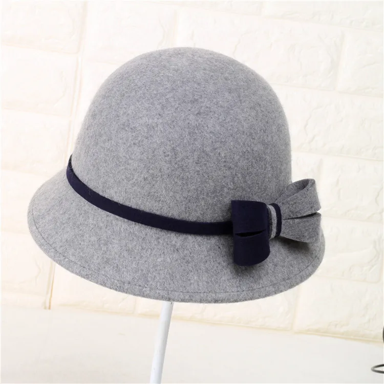 High Quality Wool Felt Church Hats Cloche Hat Women Hat