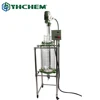 Lab glass solid liquid separator with PTFE agitator