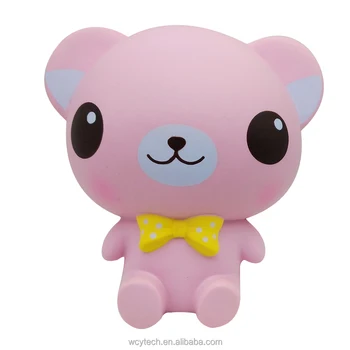 pink and yellow teddy bear