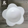 Hot sale restaurant plate New design ice cream durable flower shape plastic bowls