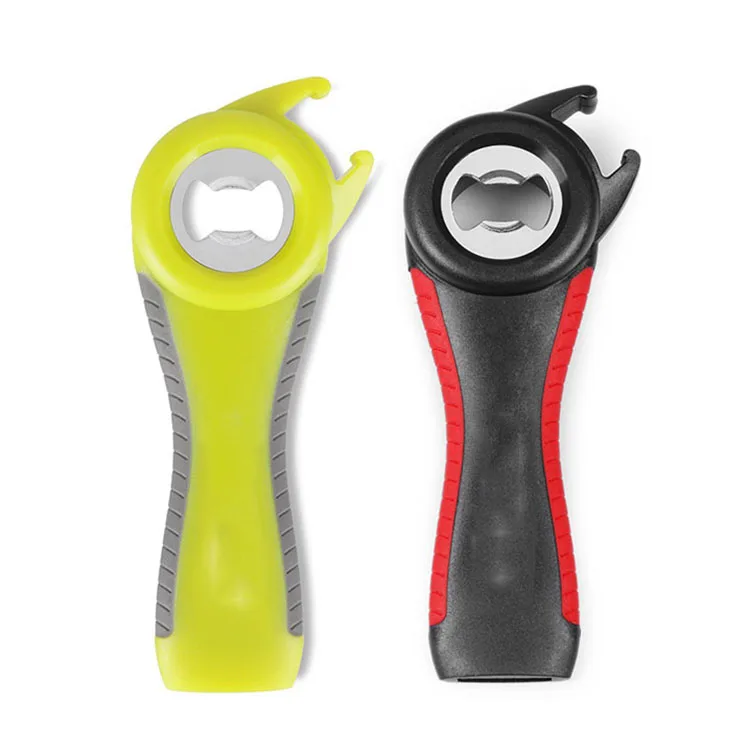 4pack Manual Can Opener Professional 6 In 1 Multifunctional Manual Bottle Beer Tin Jar Soft