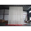 stand pole aluminium pipe and curtain panels stage backdrop drape flower wedding event planning decor