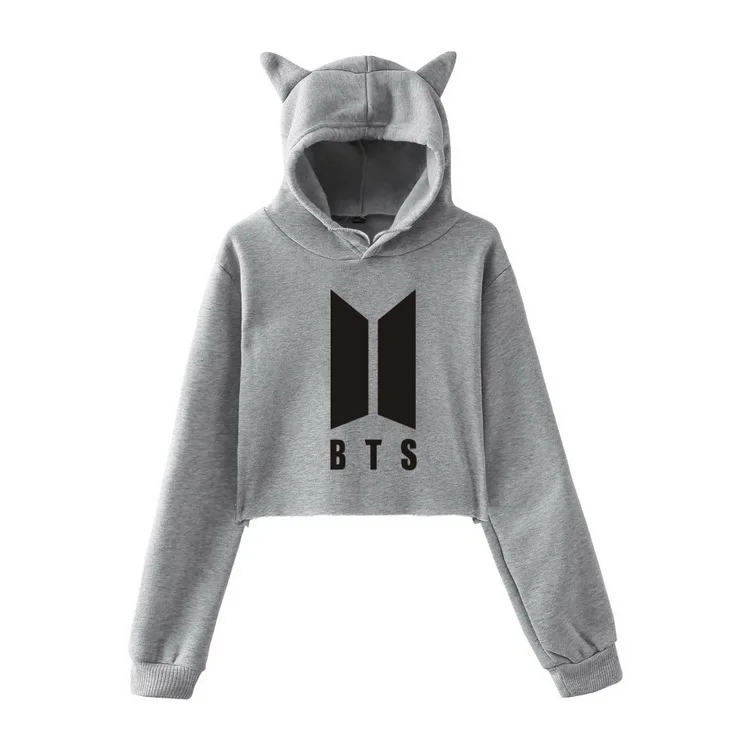 bts cropped hoodie