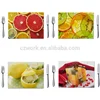 Make Logo Printing Linen Fabric Placemat Dining Tables Mats Bar Mat