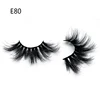 Wholesale oem 25mm real mink fur eyelashes creulty free vegan 27mm mink eye lashes 5D mink individual eyelash extention