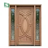China factory supply solid wooden houser exterior front wooden doors