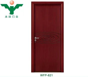 Interior Pvc Plastic waterproof Wooden Door