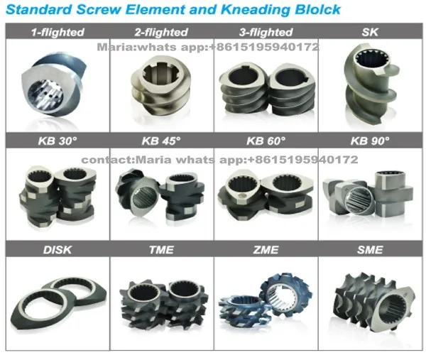 Type 85 Screw Elements For Used Twin Screw Extruder Machine Price Buy