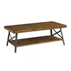 Home Rustic Industrial Wooden Coffee Table