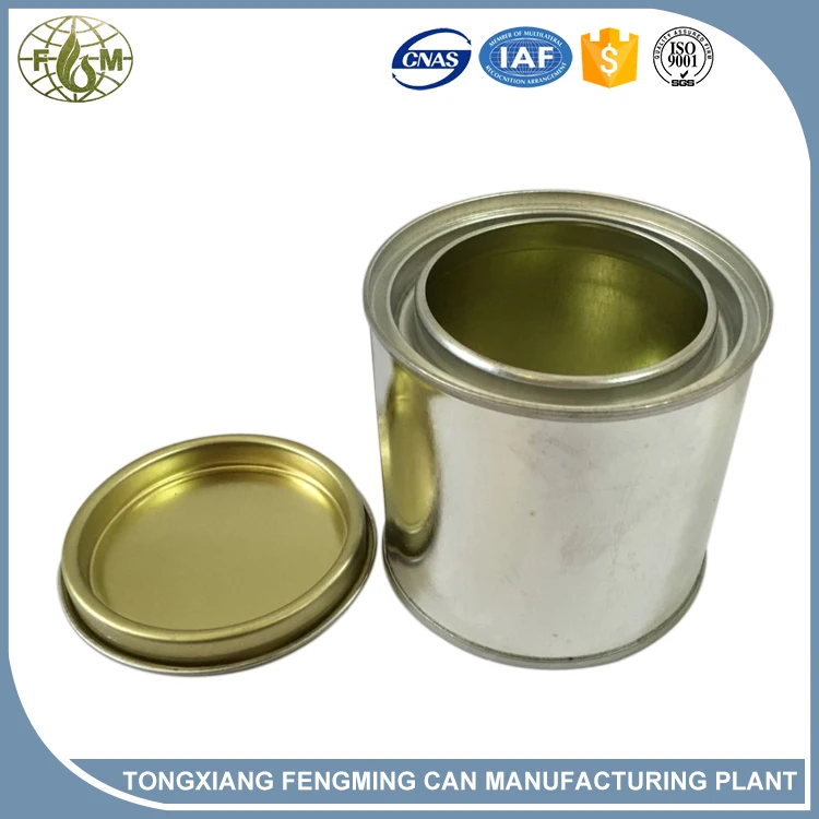 Sample Free 250ml Small Empty Paint Tin Cans With Press Lever Lid Buy