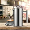 350ML/1000ML Stainless Steel Cafetiere French Press With Filter Double Wall Insulation Design Polish Process