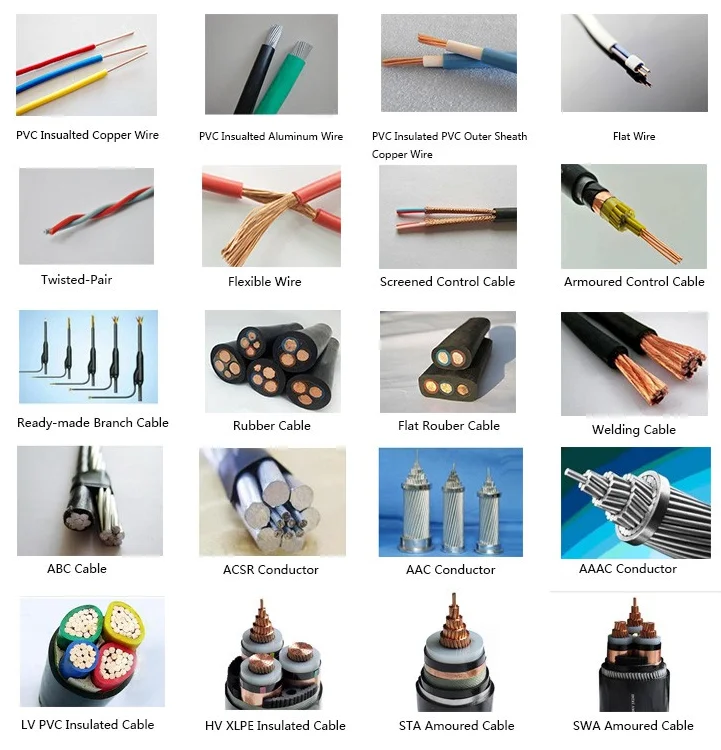 China 0.6/ 1kv, cinco núcleos, Cu o Al/XLPE/PVC/SWA/PVC Cable de