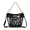 Superior Sense Of Pack And Ocean Temperament Ins Super-Heated Handbag New Summer Style Retro Bucket With Leopard Print In 2019