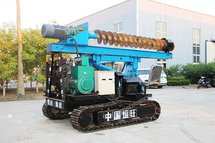 Factory price Long Auger Drill Machine/Wheeled Pile Driver/water well auger drill