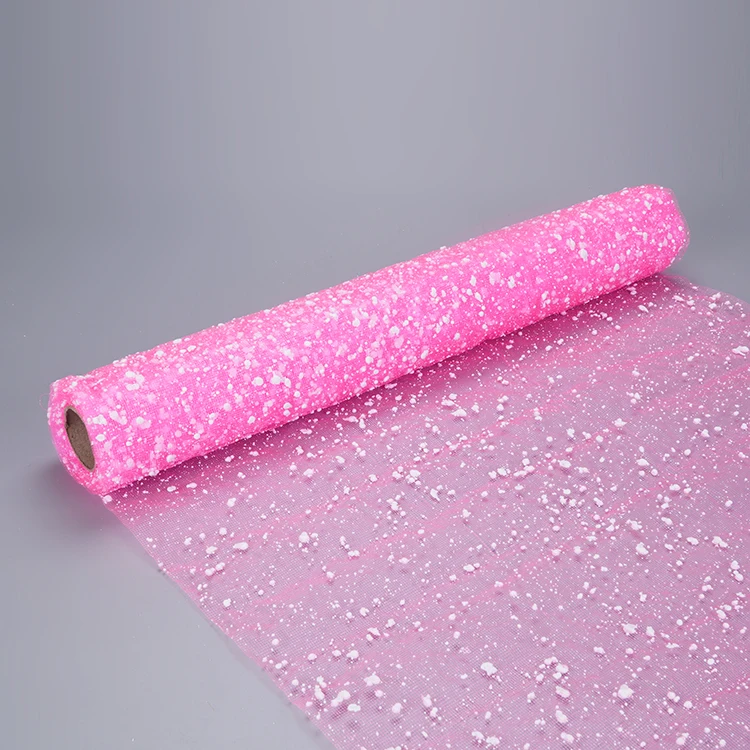 pink mesh material