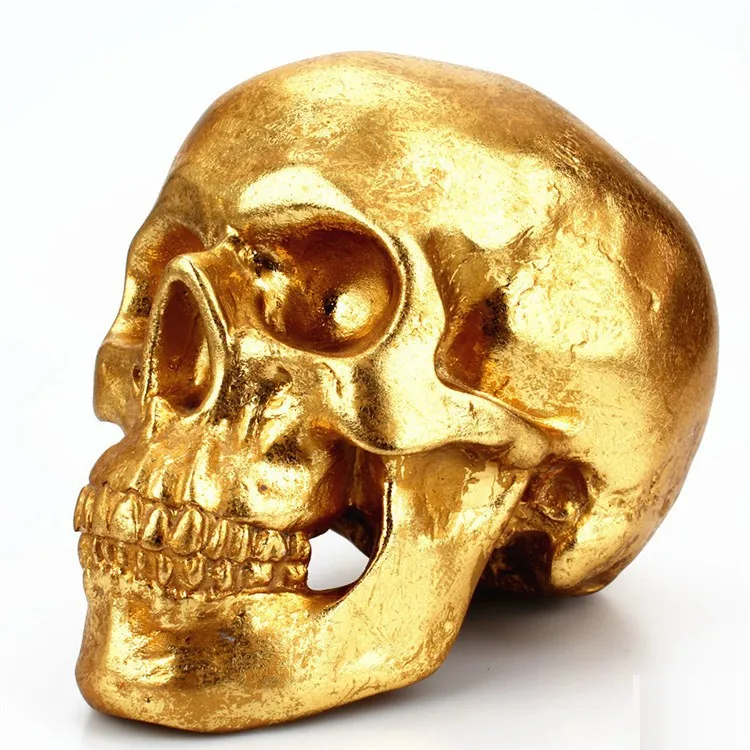 customized desk ornament resin monophthalmia skull