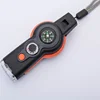 New multifunctional whistle 7 in 1 seven functions whistle for outdoor survival