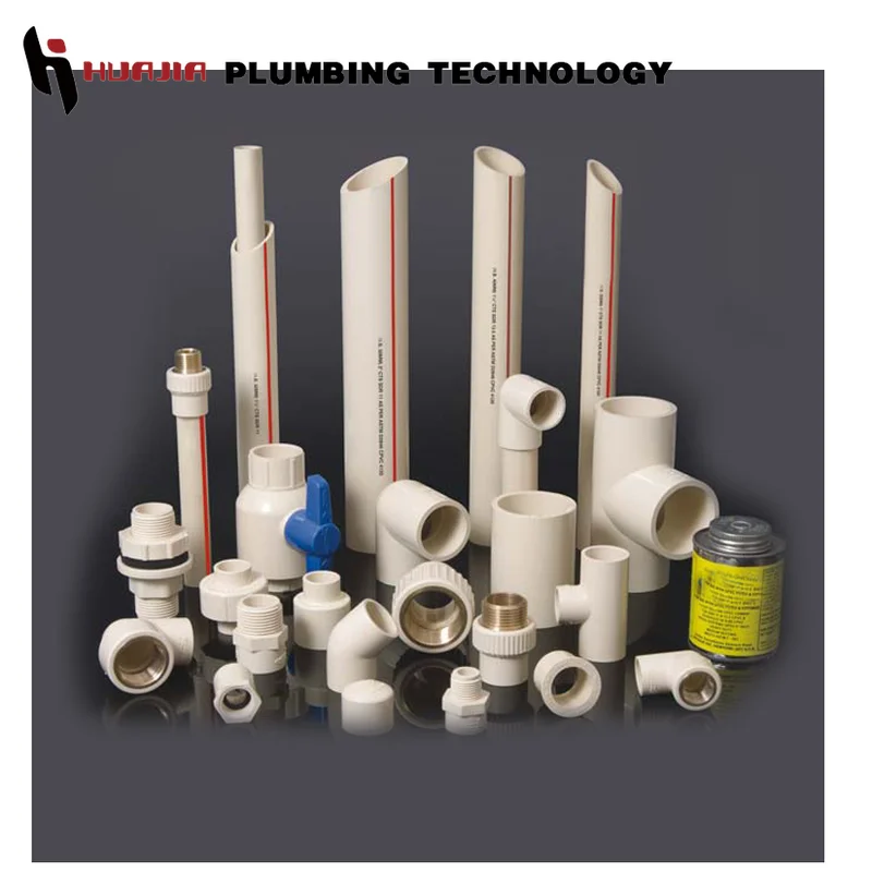 pvc plastic pipe fittings