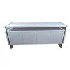 MDF furniture white lacquered high gloss modern sideboard coffee table