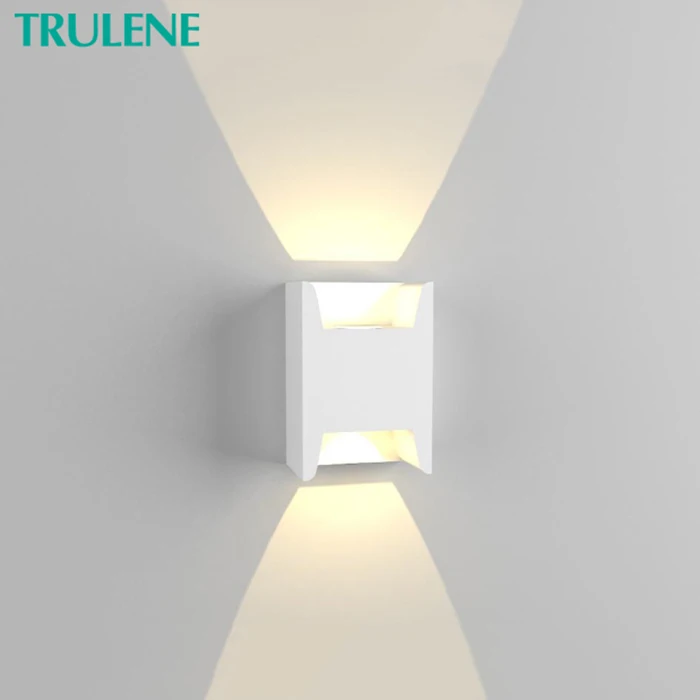Aluminum gypsum decorative cheap prices garden wall mounted creative led outdoor wall lamps