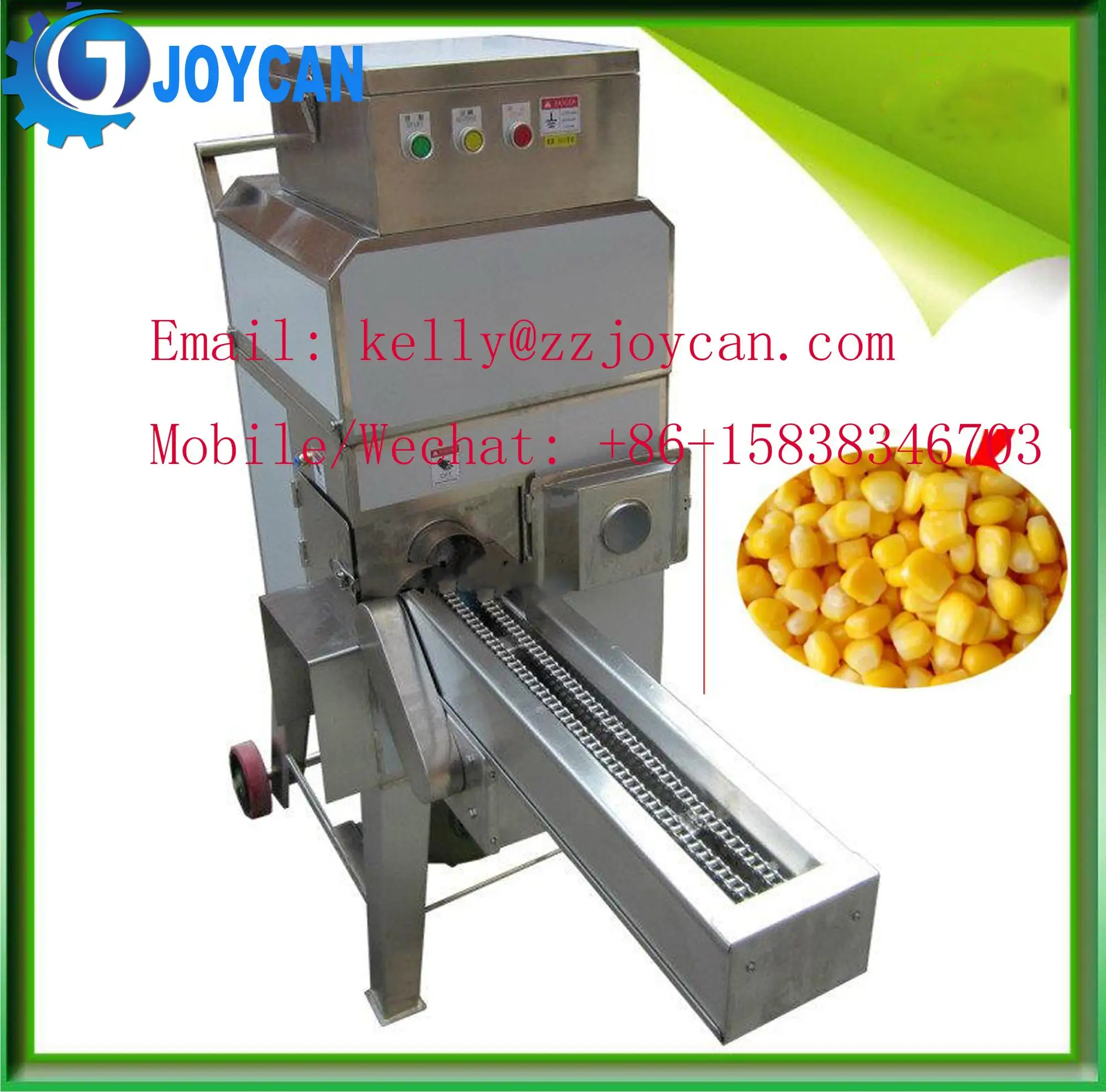 Fresh Sweet Corn Deseeder Machine Sweet Corn Seed Removing Machine For Canned Sweetcorn Corn