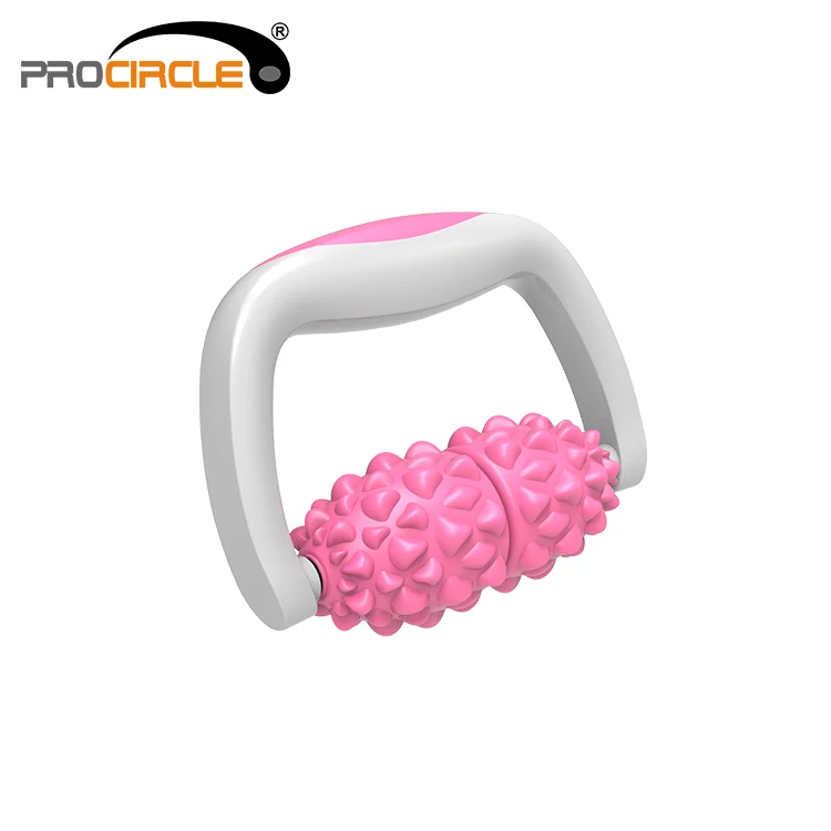 Plastic Deep Tissue Myofascial Release Tool Round Handle Self Body Foot Muscle Massage Roller