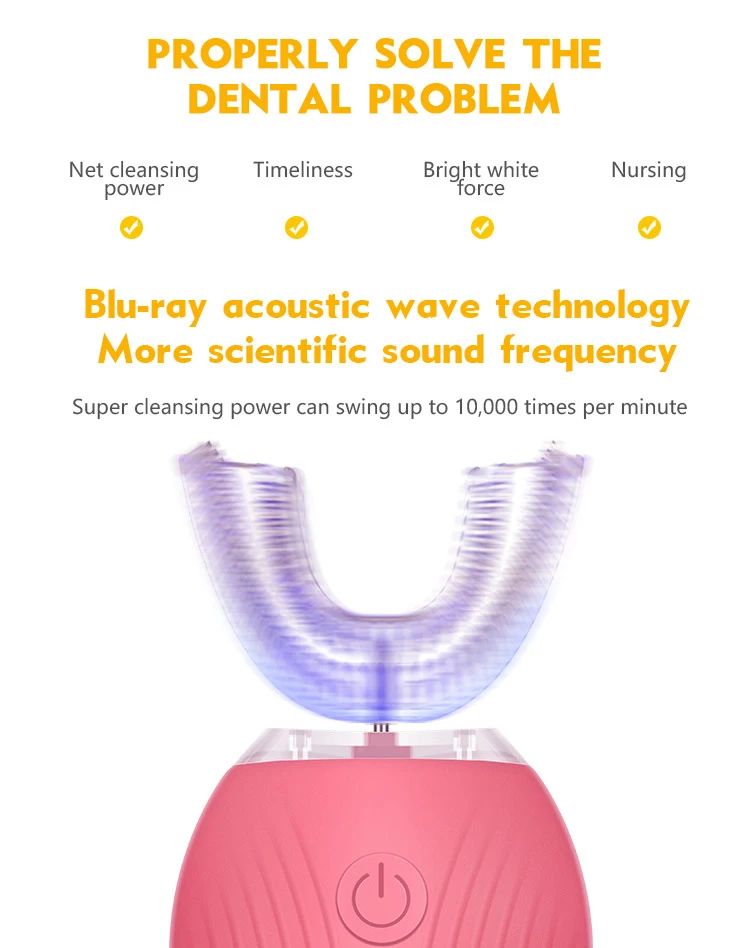 Daily necessity sonic electric toothbrush with Food grade silicone Wireless Charger