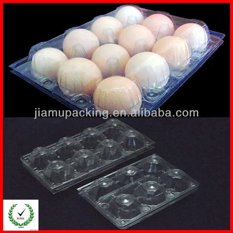 used plastic egg trays