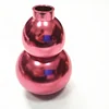aluminium alloy craft cnc turning custom-made aluminium vase cnc milling mirror polishing oxidation pink processing