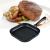 Non Stick Square Grill Pan 26cm FLGB FDA certificated frying Steak Pan