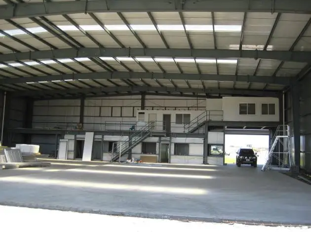 customized small steel structure prefabricated hangar