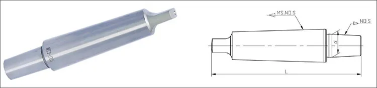 Morse Taper Standard Drill Chuck Arbors With Tang