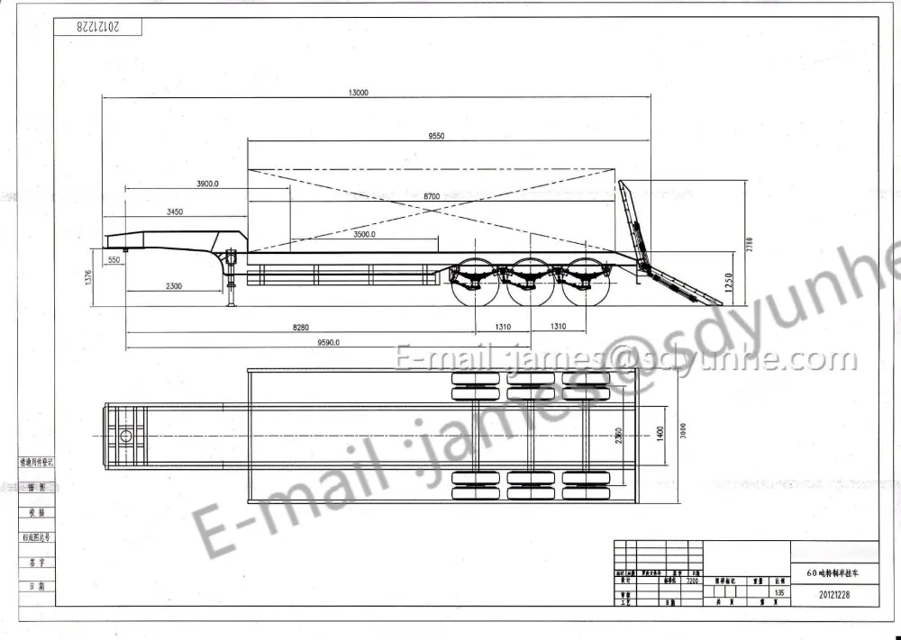 Professional 60ft Flatbed Trailer Low Bed Trailer Size Buy Flatbed