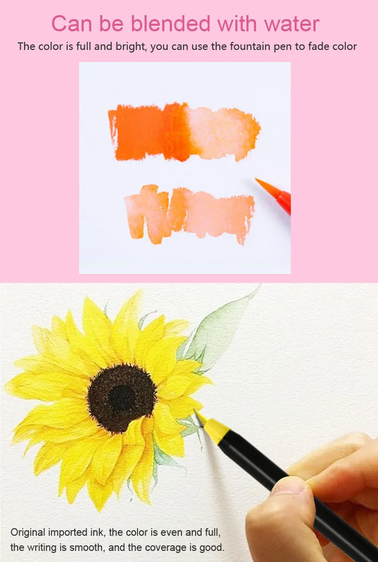 watercolor brush pen