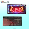 customized designed led open sign approval UL High end acrylic cover only 2.5 cm thickness flashing advertising sign