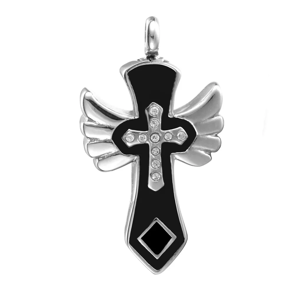 ash cross necklace