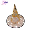 Halloween carnival party children adult cone-shaped witch hats decorated with stars