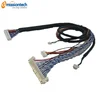 LCD display LVDS 30pin 40pin extension cable assemblies supplier in China