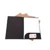 Eco-friendly Fashion Cheap A4 Size Kraft Paper Cardboard Business Cards Packaging Document File Folders