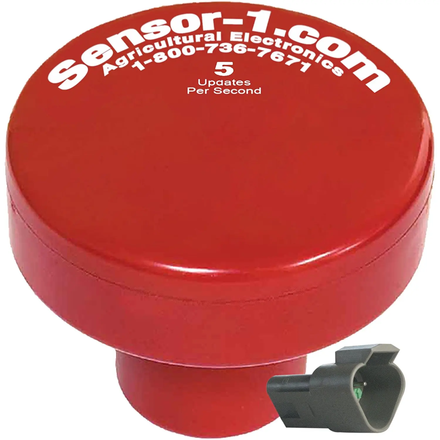 Sensor-1 DS-GPSM-TJ5-RED 5 Hz GPS Speed Sensor, Red Housing with Tee-Jet Connector