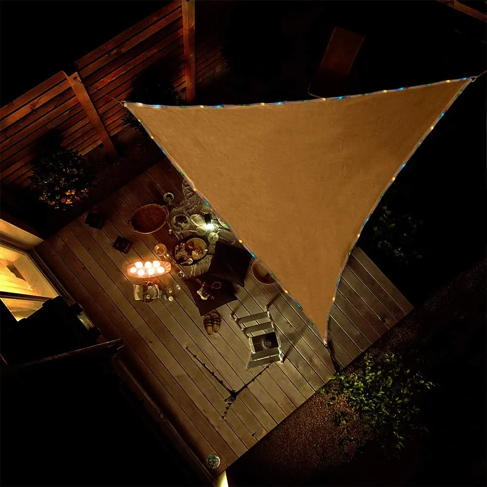 Patented Solar Light System Starry Sky Sail Led Shade Waterproof Wind