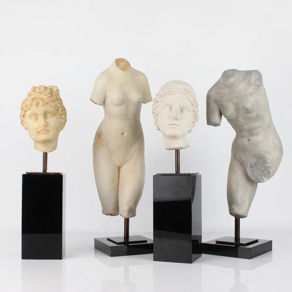 Artificial Polyresin Human Statue Elegant Lady Head Greek Sculpture For Home Decor manufacture