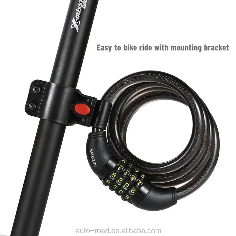 Bike Lock Cable,4feet Bike Cable Basic Self Combination Cable Bike