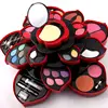 oem Manufacturers wholesale big plum new rotary super Flower shape eyeshadow plate natural sexy make-up series