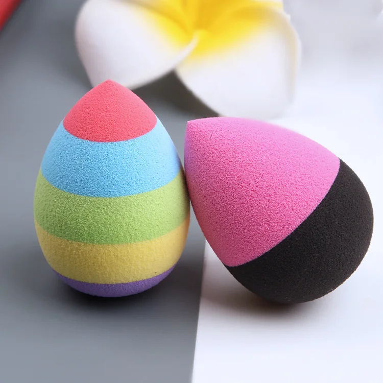 custom cosmetic powder puff high quality microfiber makeup