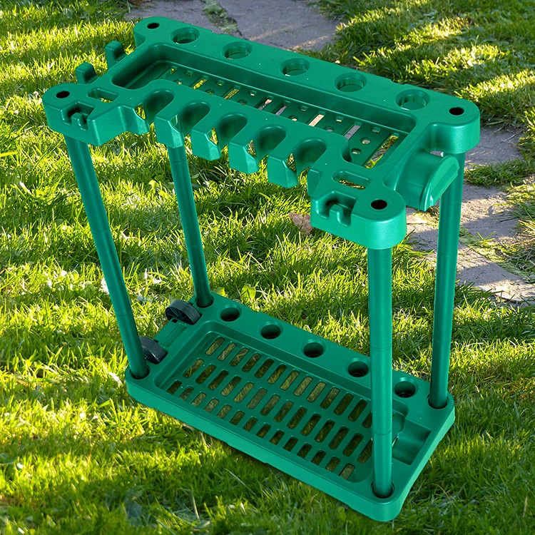 Plastic Rectangle Garden Long Handle Tools Storage Rack Buy Gardening