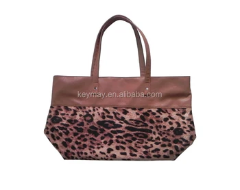 leopard plush bag