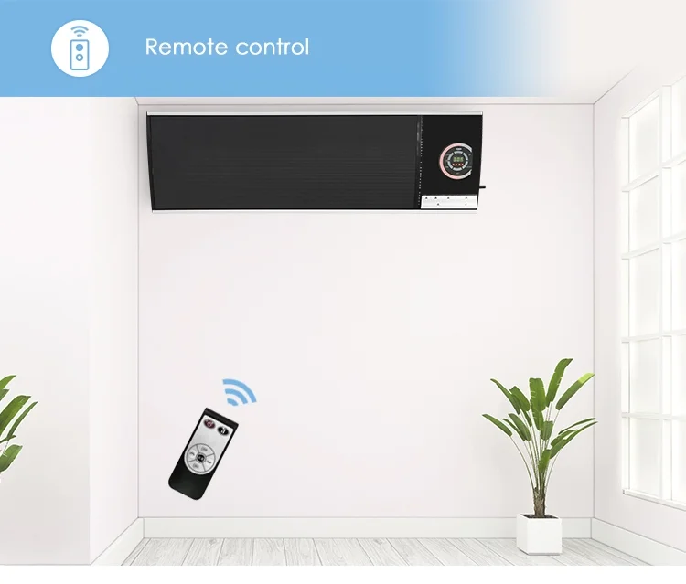 2200W smart IP44 waterproof bathroom electric infrared ceiling heater 220v